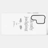 Sarcastic Minimalist Introvert Humor Samsung Galaxyケース (裏面横)