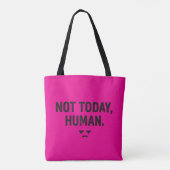 Sarcastic Minimalist Quote Tote Bag Design トートバッグ (裏面)