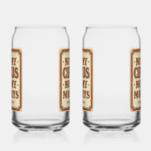 Sarcastic Not My Circus Not My Monkeys ガラス缶 (左)