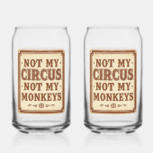 Sarcastic Not My Circus Not My Monkeys ガラス缶 (裏面)