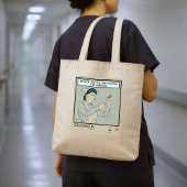 Sarcastic Nurse Humor RN, NP, Healthcare Staff ラージトートバッグ