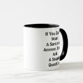 Sarcastic Quote Coffee Mug Funny Office Humor Gift マグカップ (正面右)