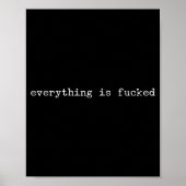 Sarcastic Quote Work Saying Snarky Gift Profanity  ポスター (正面)