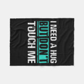 Sarcastic Quotes And Introverts Men Women Tees. I  フリースブランケット (正面(横))