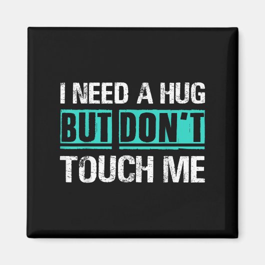 Sarcastic Quotes And Introverts Men Women Tees. I  マグネット (正面)