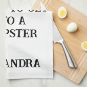 Sarcastic Racoon Funny Animal Lover Custom Humor キッチンタオル (四つ折り)