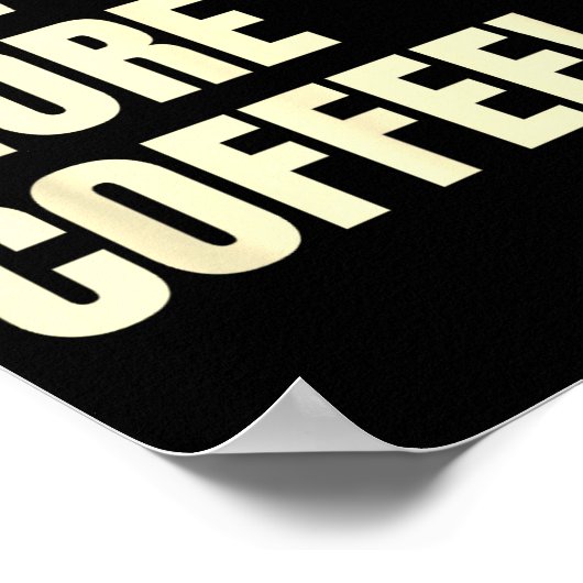 Sarcastic Resolution New Year More Coffee Funny  ポスター (角)