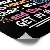 Sarcastic Saying Im Not Clumsy Men Women Boys Girl ポスター (角)