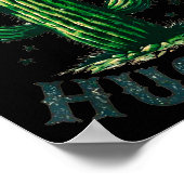 Sarcastic Sayings Cactus Not A Hugger No Hug Meme  ポスター (角)