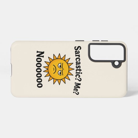 Sarcastic Shunshine Phone case Samsung Galaxyケース (裏面横)