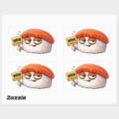 Sarcastic Sushi Roll Sticker 長方形シール (シート)