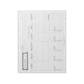 Sarcastic “This Week” Weekly Planner Snarky Quotes ノートパッド (回転)