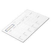 Sarcastic “This Week” Weekly Planner Snarky Quotes ノートパッド (アングル)