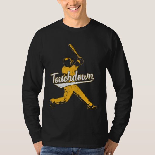 Sarcastic Touchdown Baseball Football Sports Tシャツ (正面)