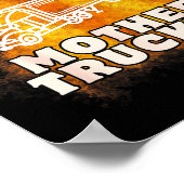 Sarcastic Trucking Humor Quote For Bad Mother Truc ポスター (角)