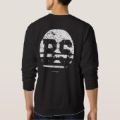 Sarcastic Turtle Retro Sunset Graphic スウェットシャツ (裏面)