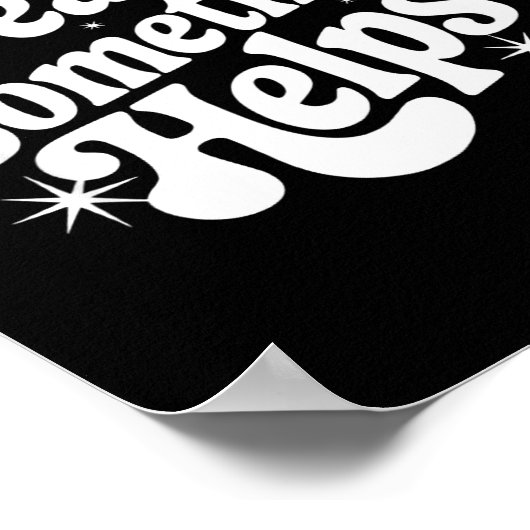 Sarcastic Work Quote Office Gift Swearing Sometime ポスター (角)