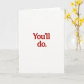 Sarcastic You Will Do Card カード (黄色い花)