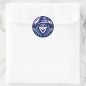 SarcasticWitchFace  ラウンドシール (バッグ)
