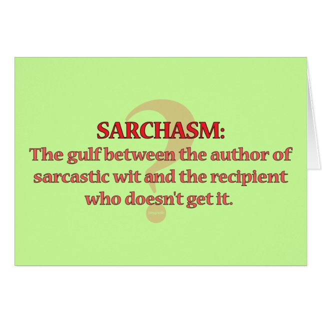 Sarchasm (正面横)