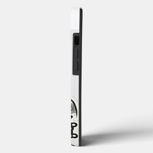 Sardar Sketch Swag iPhone 13 Case – Black & White  Case-Mate iPhoneケース (裏面 / 左)