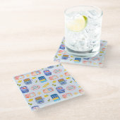 Sardines and Lemons ガラスコースター (アングル)