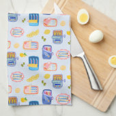 Sardines and Lemons キッチンタオル (四つ折り)