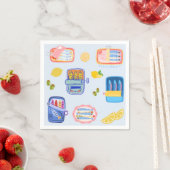 Sardines and Lemons スタンダードカクテルナプキン (インサイチュ)