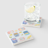 Sardines and Lemons ストーンコースター (横)