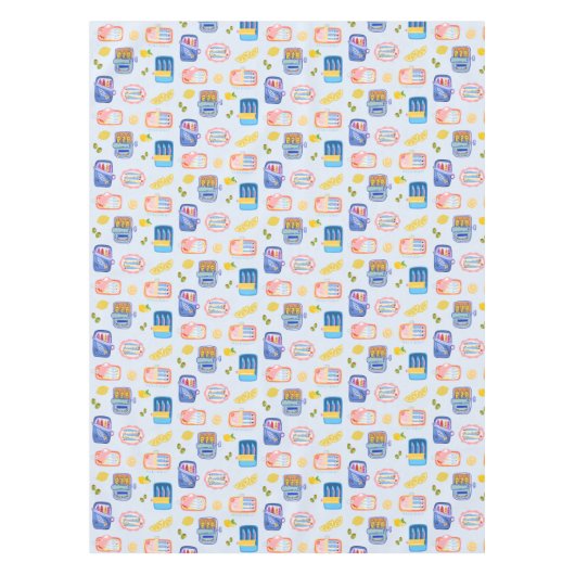 Sardines and Lemons テーブルクロス (正面)