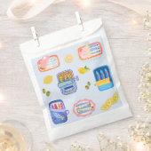 Sardines and Lemons フェイバーバッグ (クリップ留めされた状態)