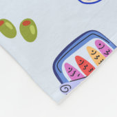 Sardines and Lemons フリースブランケット (角)