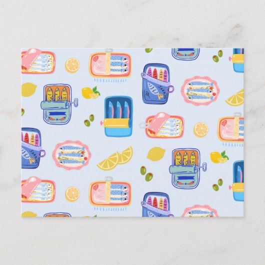 Sardines and Lemons ポストカード (正面)