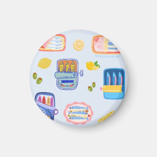 Sardines and Lemons マグネット (正面)