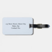 Sardines and Lemons ラゲッジタグ (裏面横)