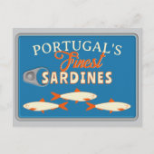 Sardines Greetings Custom Portugal Tinned Fish ポストカード (正面)