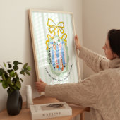 Sardines in a Plate in Red Bow Kitchen Poster ポスター