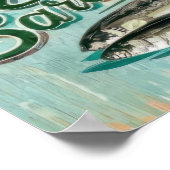 Sardines print _ Kitchen wall art _ Sardine tin pr ポスター (角)