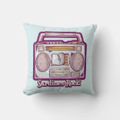 Sardines Rock 80おもしろい'sステレオ クッション (正面)