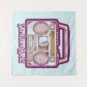 Sardines Rock 80おもしろい'sステレオ タペストリー (正面(横))