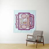 Sardines Rock 80おもしろい'sステレオ タペストリー (インサイチュ(横))