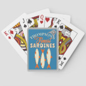 Sardines Tinned Fish Custom Poker Deck of Cards  トランプ (裏面)