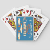 Sardines Tinned Fish Personalized Poker Playing  トランプ (裏面)