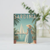 Sardinia 50s vintage ポストカード (スタンド正面)