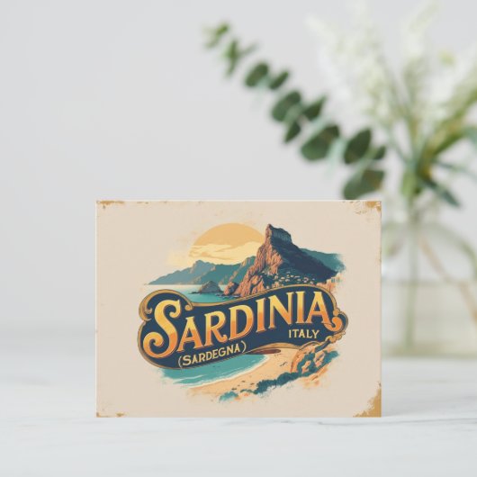 Sardinia Island Escape ポストカード (スタンド正面)