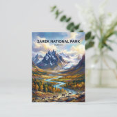 Sarek National Park Sweden ポストカード (スタンド正面)