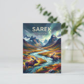 Sarek National Park Sweden ポストカード (スタンド正面)