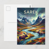 Sarek National Park Sweden ポストカード (正面/裏面)