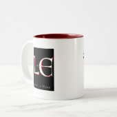 Sarfortnimの大学3の黒いマグ ツートーンマグカップ (正面左)