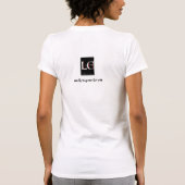 Sarfortnimの明白な女性スコップ Tシャツ (裏面)